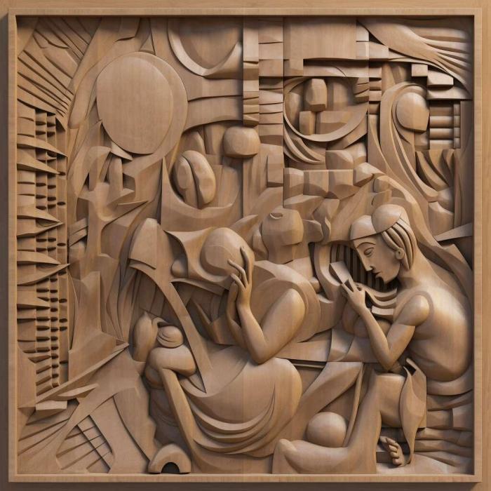 نموذج ثلاثي الأبعاد لآلة CNC 3D Art 